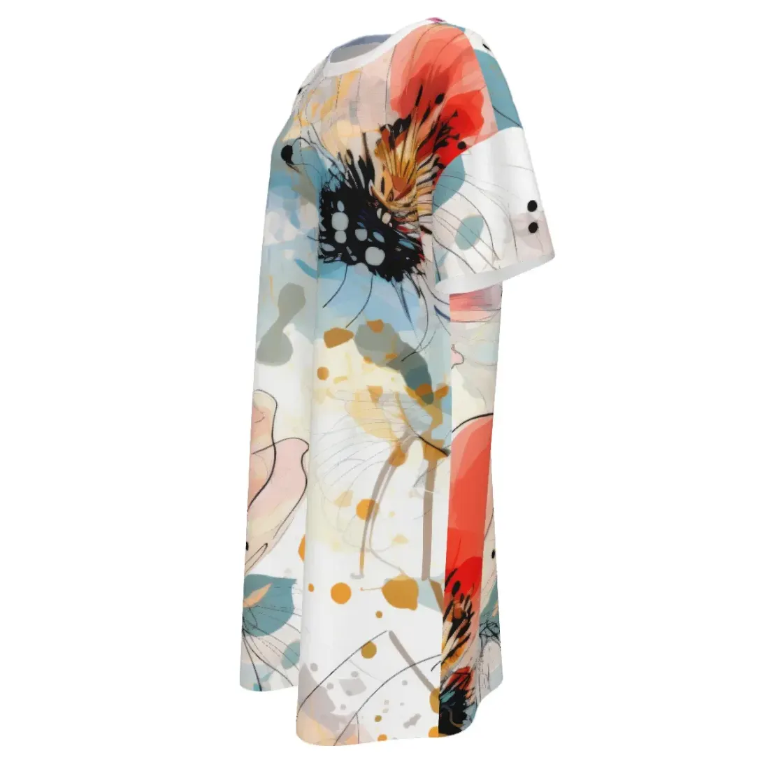 Women's All-Over Print T-Shirt Dress — photo 4