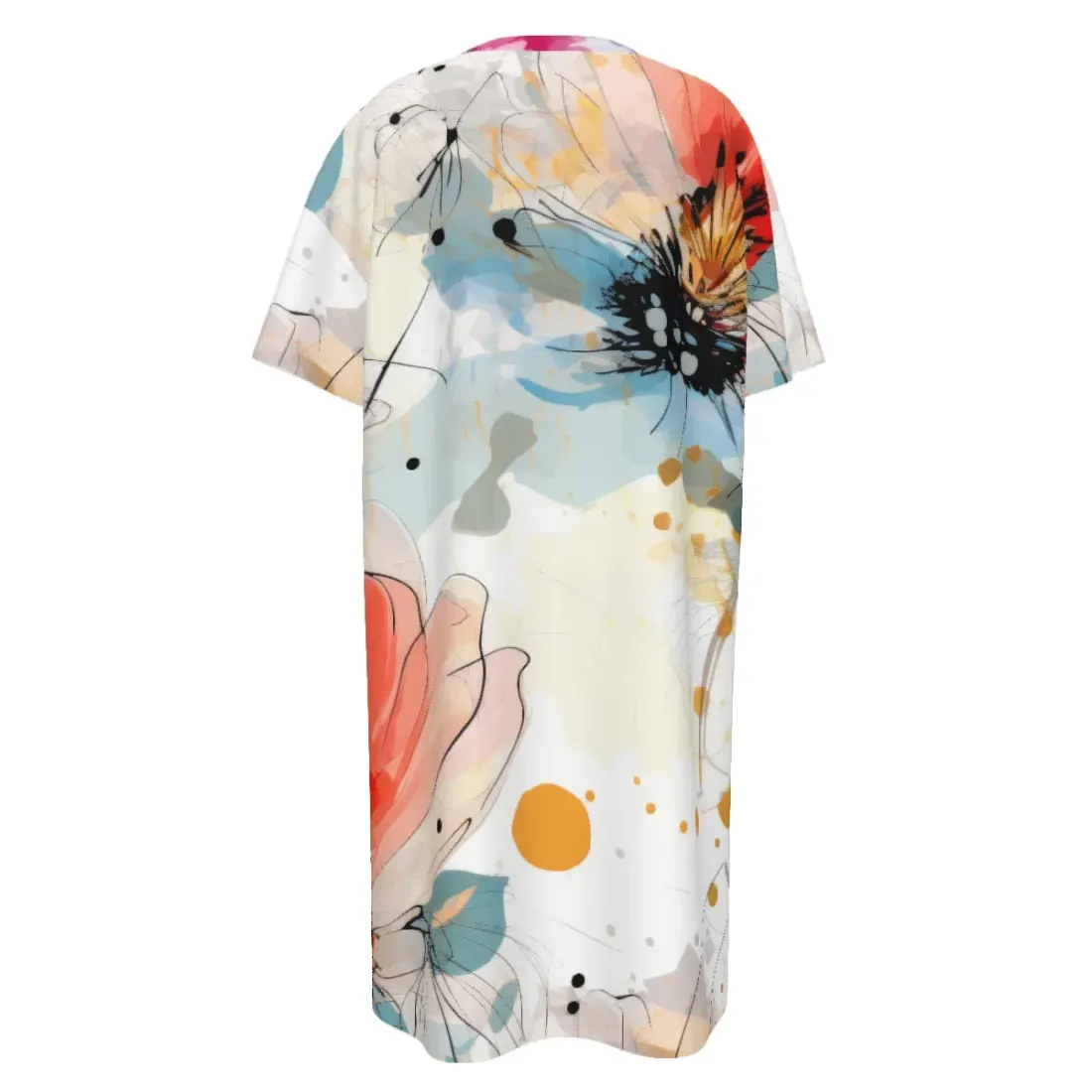 Women's All-Over Print T-Shirt Dress — photo 5