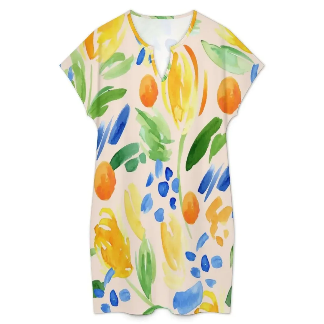 Women's Casual V-Neck Dress — photo 3