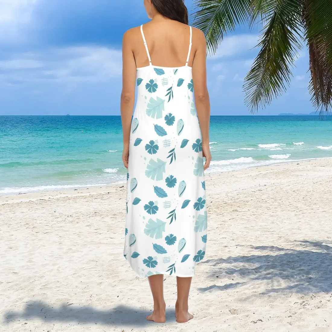 Women's V-Neck Cami Maxi Dress — photo 3