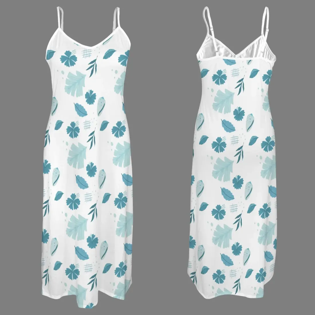 Women's V-Neck Cami Maxi Dress — photo 4