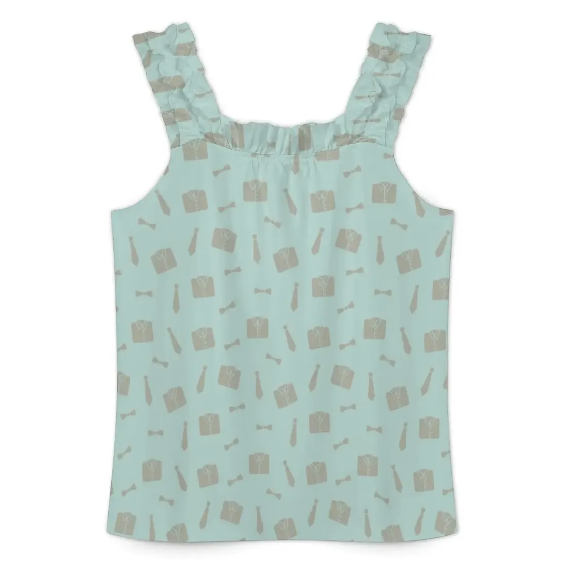 Women's Ruffled Cami Top & Shorts Pajama Set — photo 5