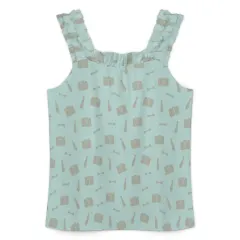 Women's Ruffled Cami Top & Shorts Pajama Set thumbnail 5
