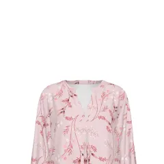 Women's Split Neck Button-Down Long Sleeve Top thumbnail 6