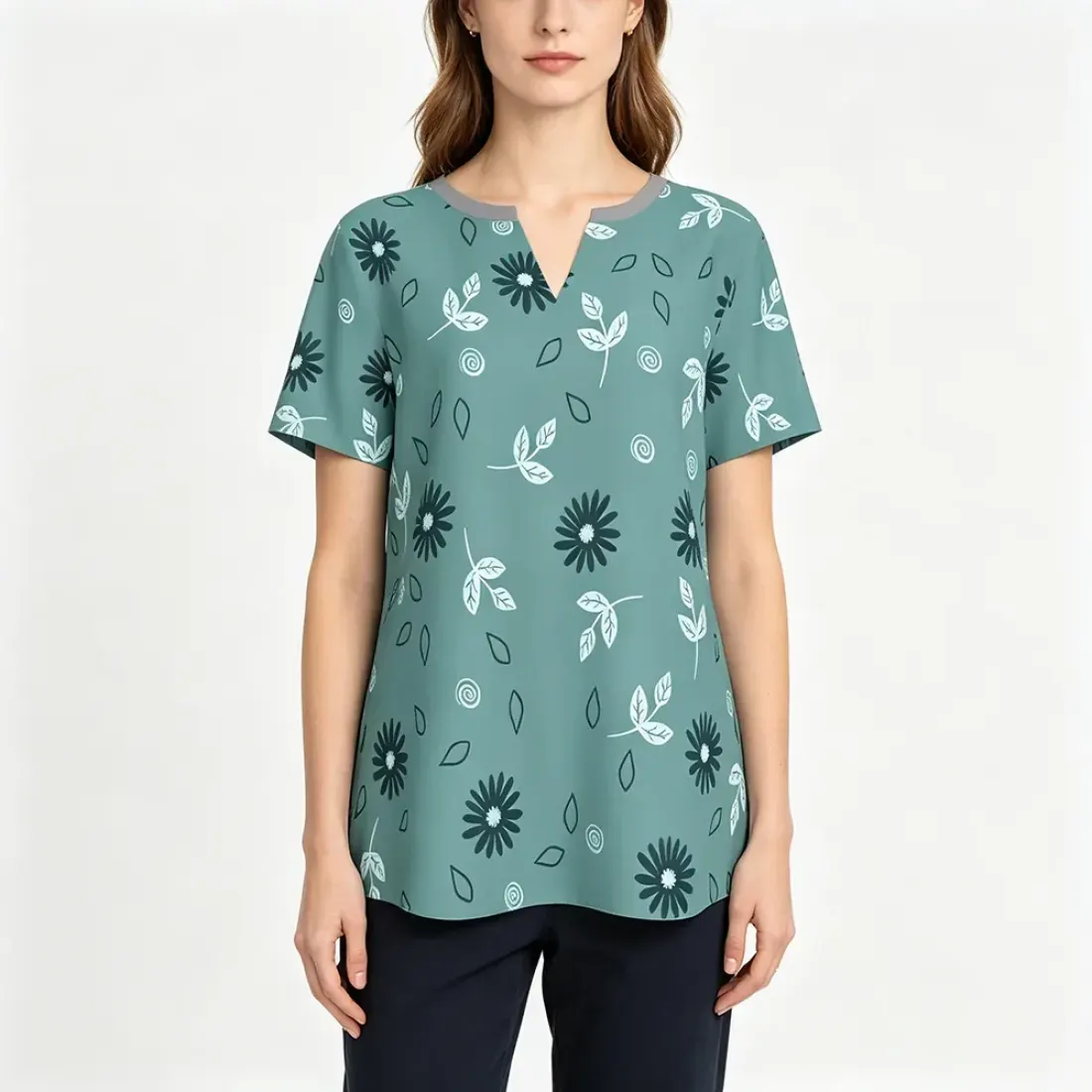 Women's V-Neck Short Sleeve T-Shirt