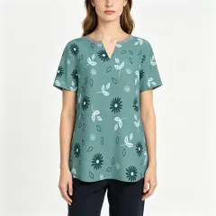 Women's V-Neck Short Sleeve T-Shirt thumbnail 1