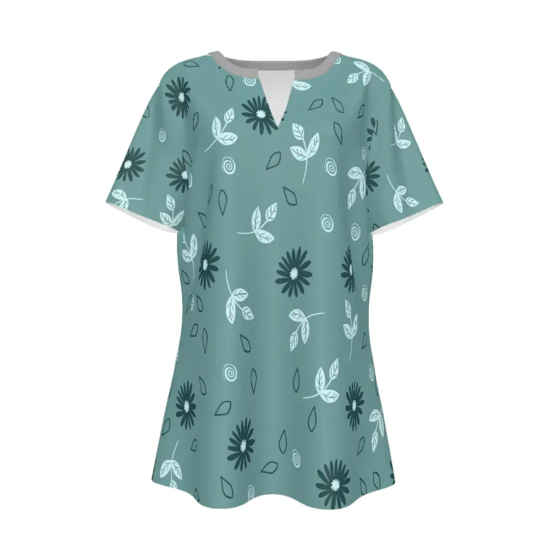 Women's V-Neck Short Sleeve T-Shirt — photo 2