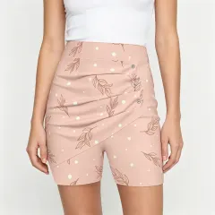 Women's High Waist Pleated Button Skort thumbnail 1
