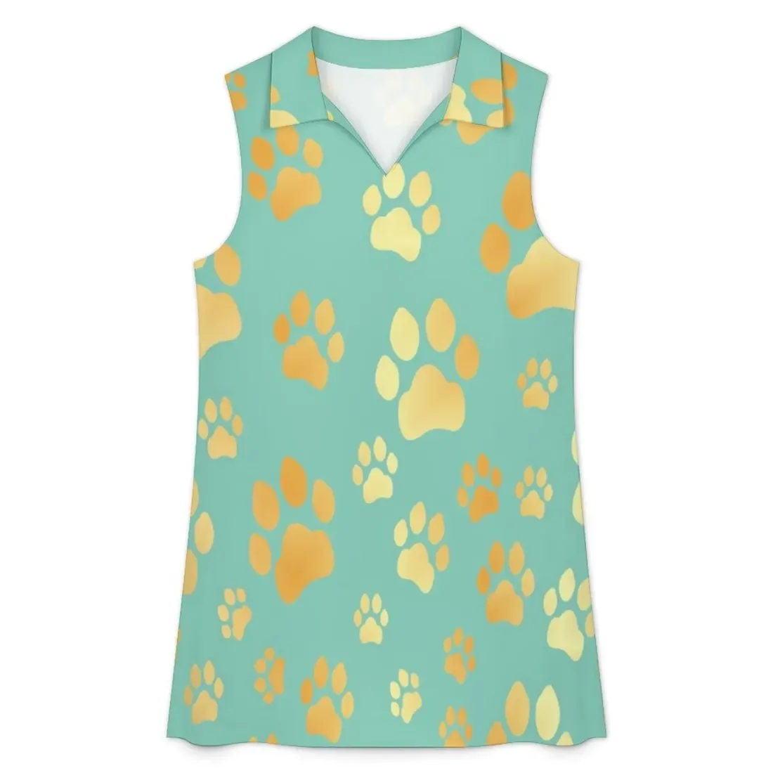 Women's V-neck Sleeveless Dress — photo 3