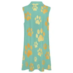 Women's V-neck Sleeveless Dress thumbnail 5