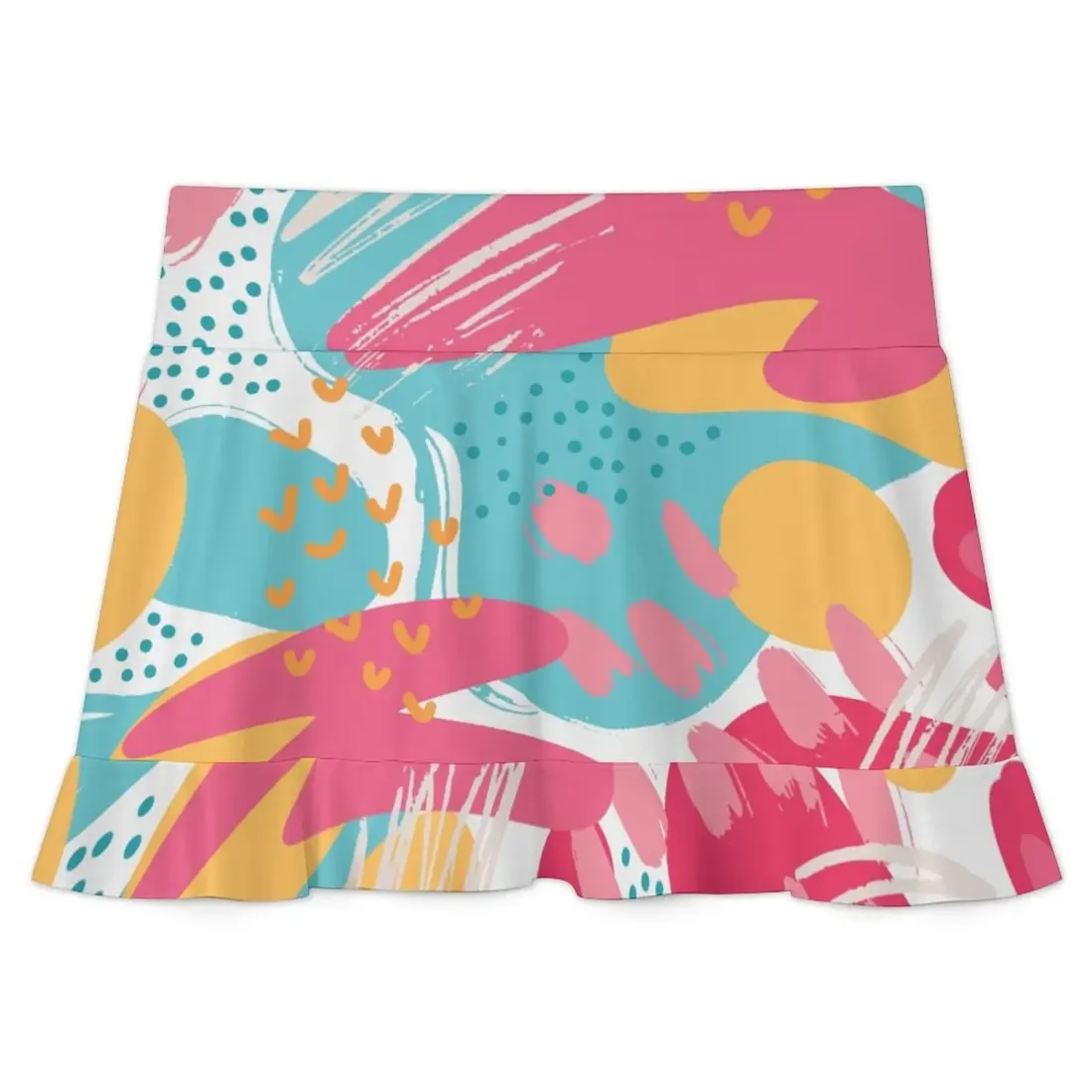 Women's Anti-Exposure Ruffled Yoga Skirt — photo 4