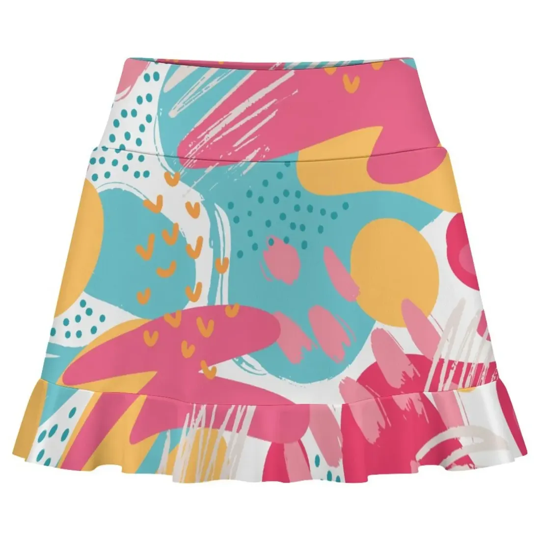 Women's Anti-Exposure Ruffled Yoga Skirt — photo 5