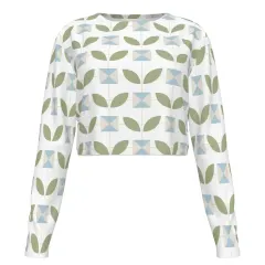 Women's Cropped Crew Neck Sun Protection Shirt thumbnail 1