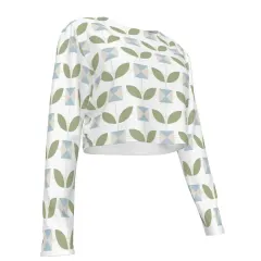 Women's Cropped Crew Neck Sun Protection Shirt thumbnail 4