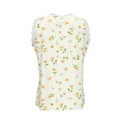 Women's Lace Trim V-Neck Tank Top thumbnail 3