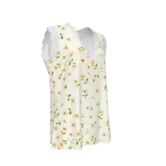 Women's Lace Trim V-Neck Tank Top thumbnail 4