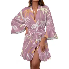 Ruffle Long Sleeve Robe thumbnail 2