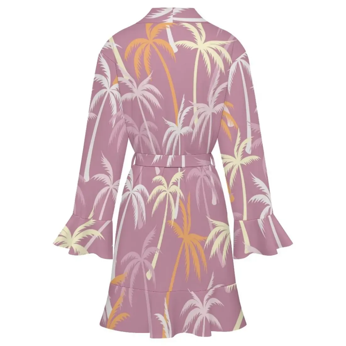 Ruffle Long Sleeve Robe — photo 4