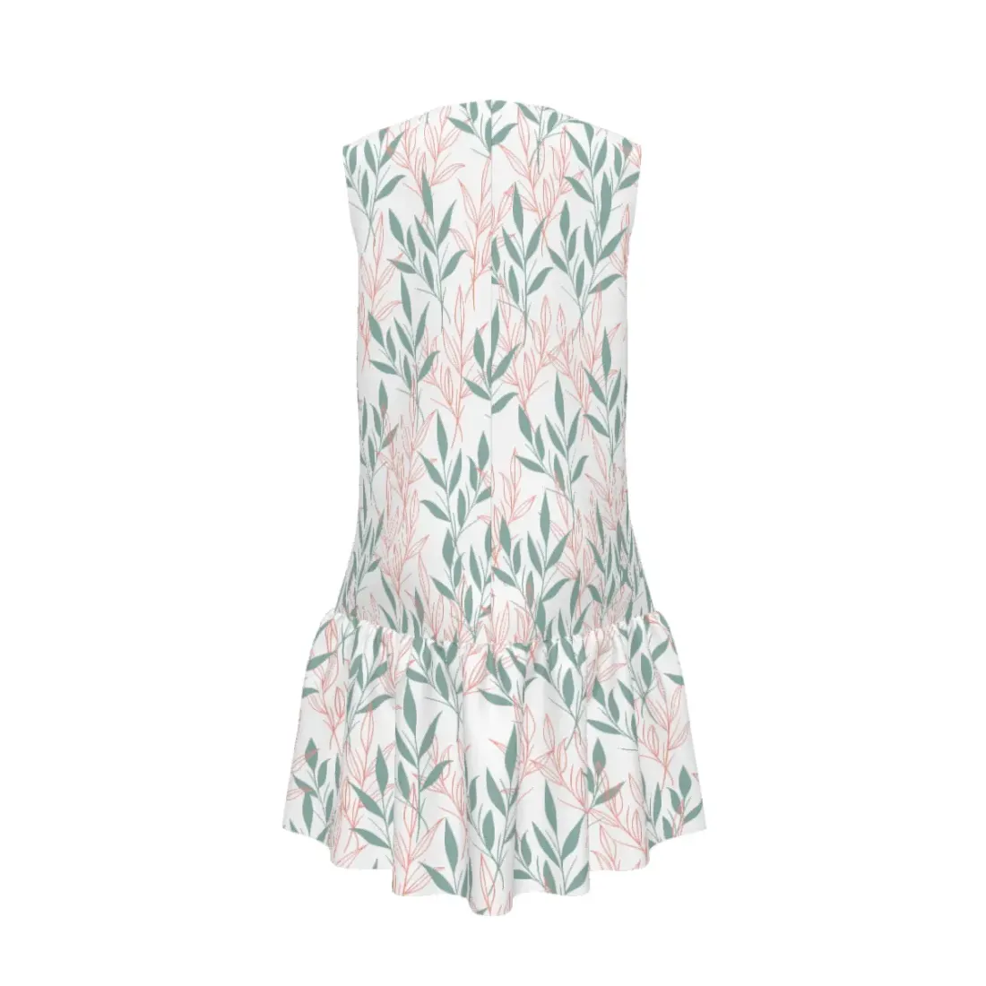 Women's Sleeveless Dress with Ruched Hem and Zipper — photo 3