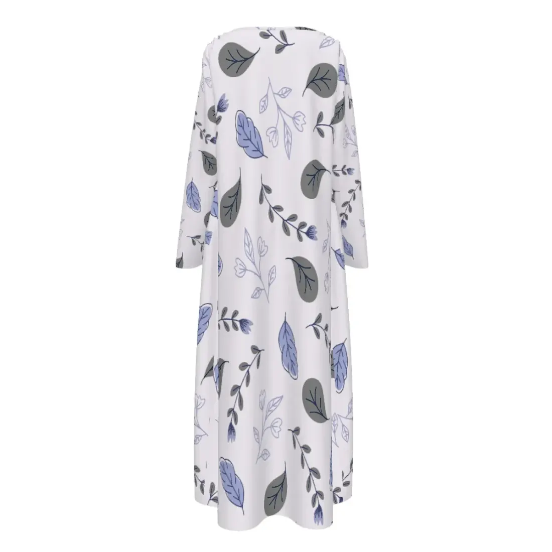 Women's Casual Cowl Neck Long Sleeve Dress With Pockets — photo 3