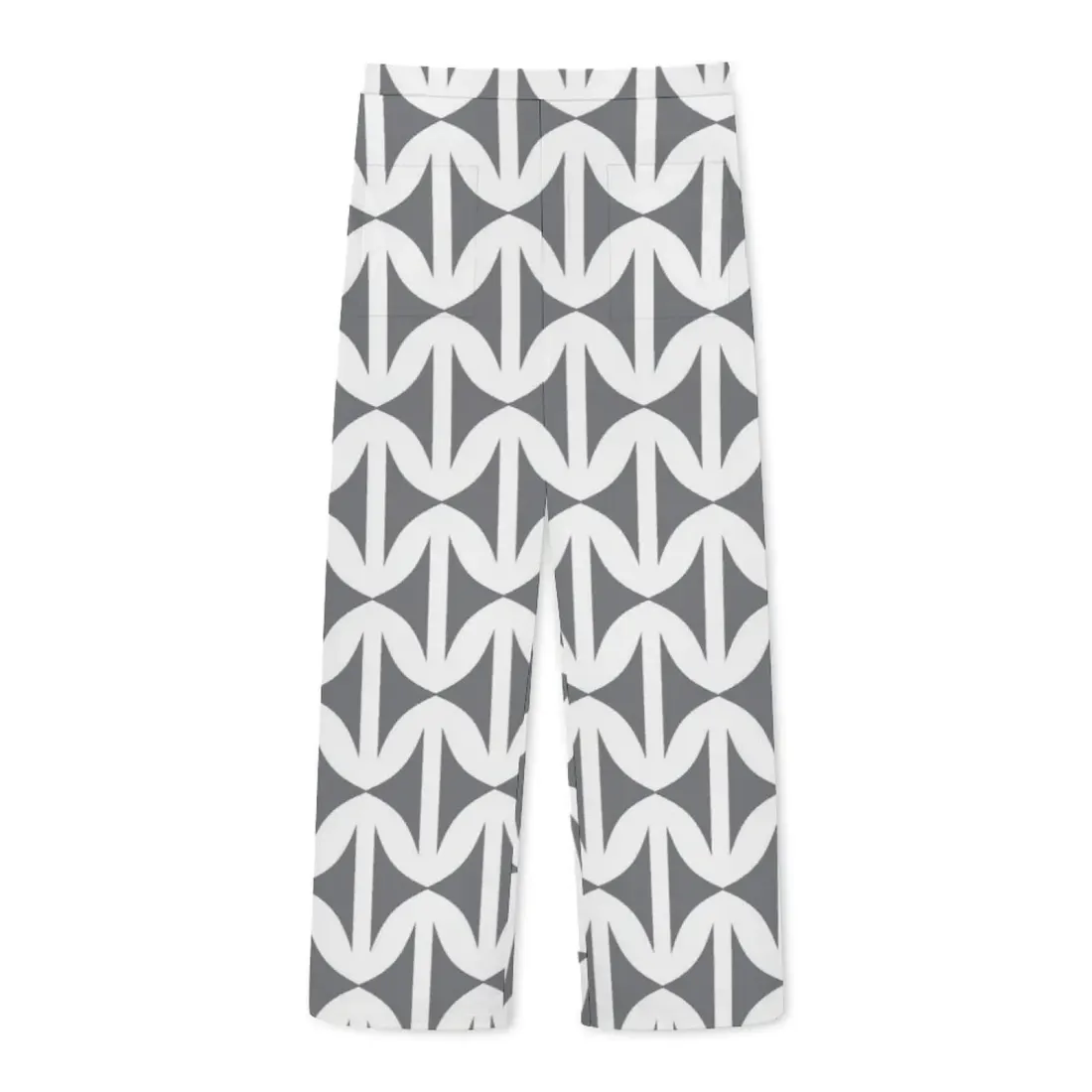 Women's Straight Wide-Leg Pants with Pockets — photo 6