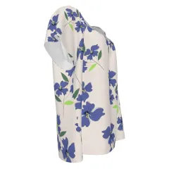 Women's Casual Crew Neck Pleated Shirt thumbnail 4