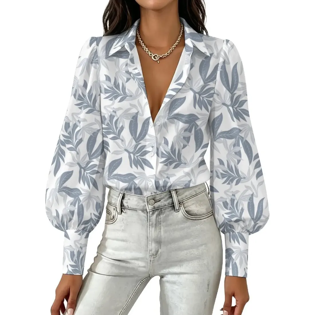 Women's Lantern Long Sleeve Shirt — photo 2