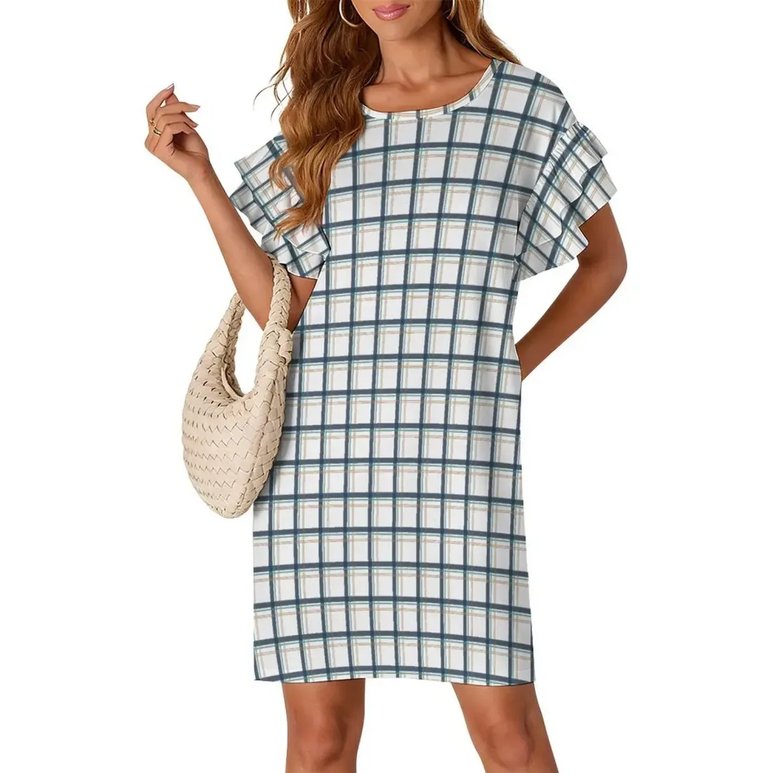 Women's Ruffle Sleeve Dress — photo 2