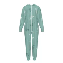 Women's Long-sleeve Hooded Zipper Sweatshirt and Sweatpants Set. thumbnail 2