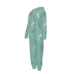 Women's Long-sleeve Hooded Zipper Sweatshirt and Sweatpants Set. thumbnail 5
