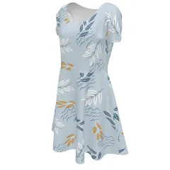 Women's Short Sleeve Round Neck Dress thumbnail 4