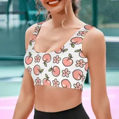 Knotted Back Cutout Sports Bra thumbnail 1