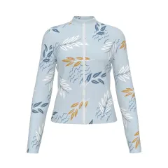 Women's Slim Fit Long Sleeve Full-Zip Athletic Shirt thumbnail 2