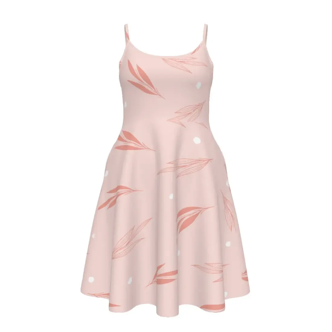Women's Spaghetti Strap Dress With Pockets — photo 2