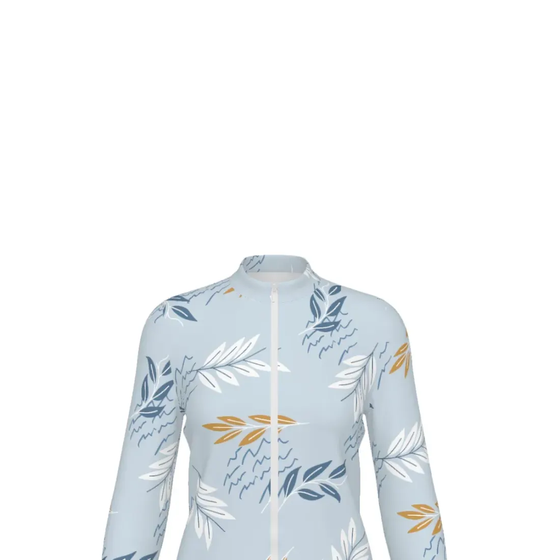 Women's Slim Fit Long Sleeve Full-Zip Athletic Shirt — photo 6