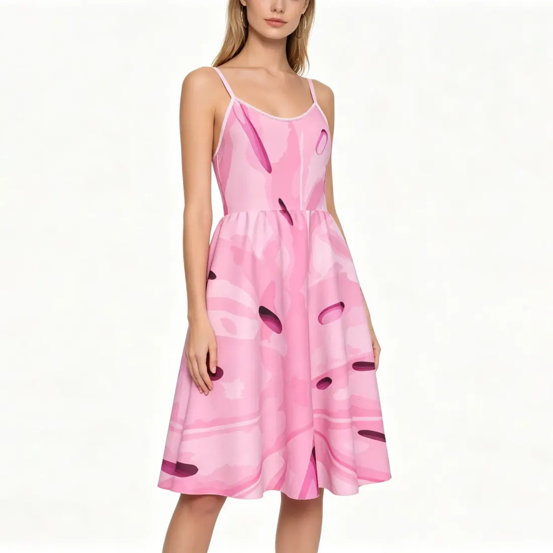 Women's Cami Dress with Double Side Pockets