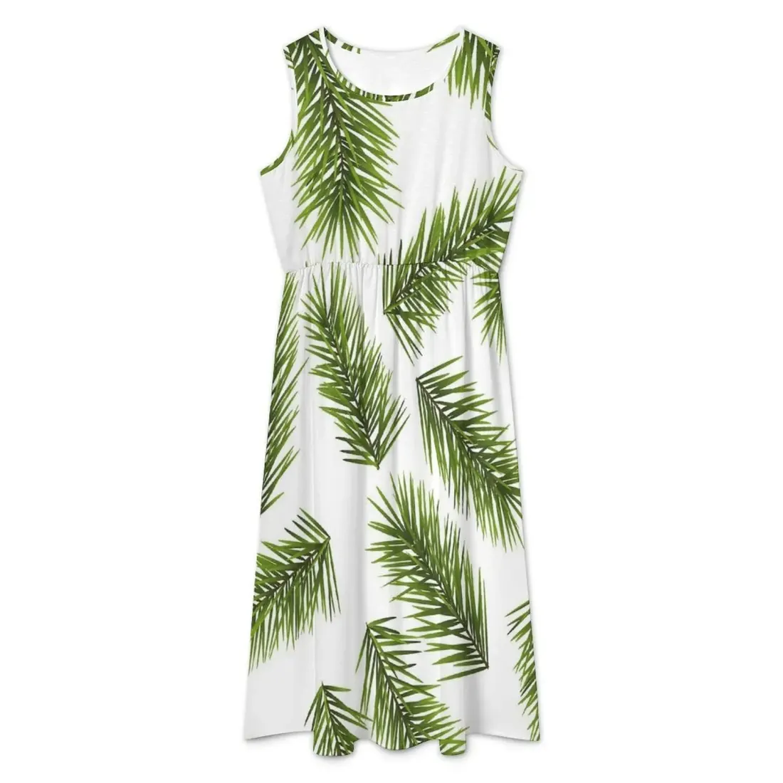 Crew Neck Sleeveless Dress — photo 2