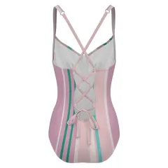 Criss Cross Back One Piece Swimsuit thumbnail 3