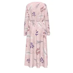 Women's Long-sleeved V-neck Dress thumbnail 3