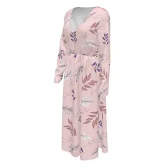 Women's Long-sleeved V-neck Dress thumbnail 5