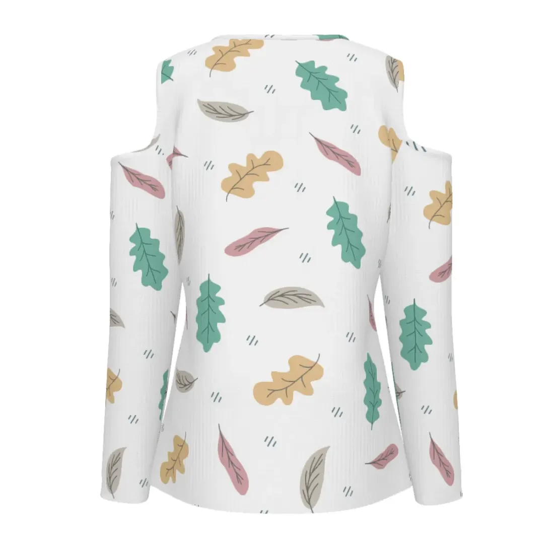 Women's Half Zip Cold Shoulder T-Shirt with Pockets — photo 3