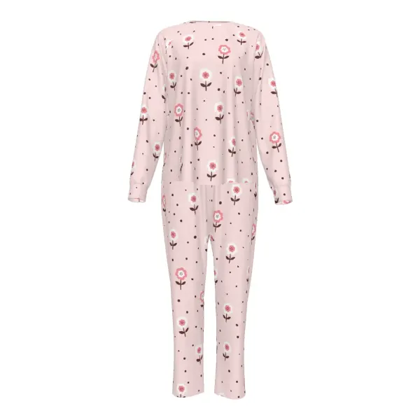 Women's Raglan Long Sleeve Pajama Set