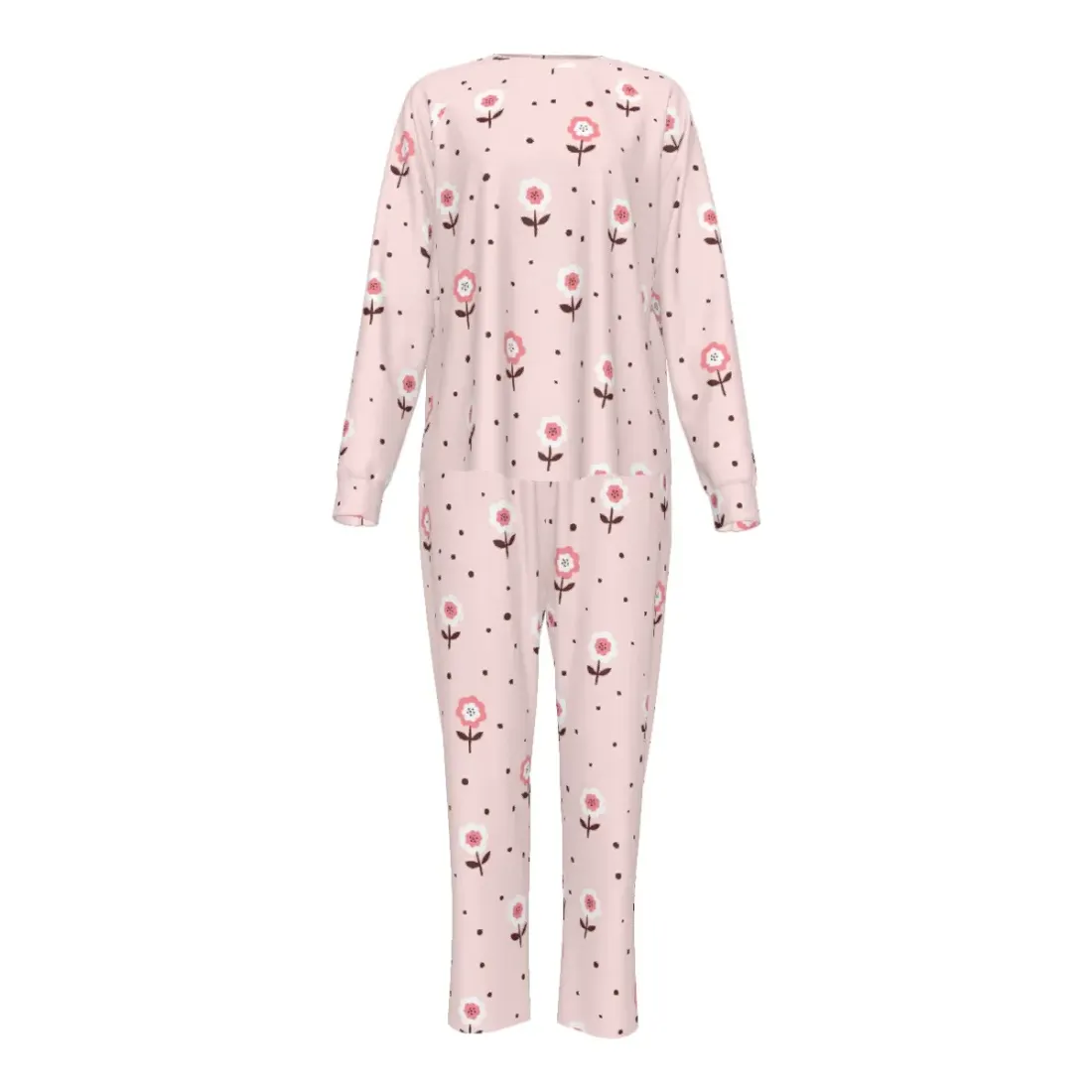 Women's Raglan Long Sleeve Pajama Set — photo 2