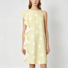 Women's Right-side Ruffle Sleeve Dress thumbnail 1