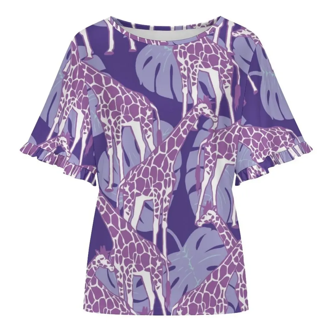 Women's Ruffle Bell Sleeve Top — photo 3