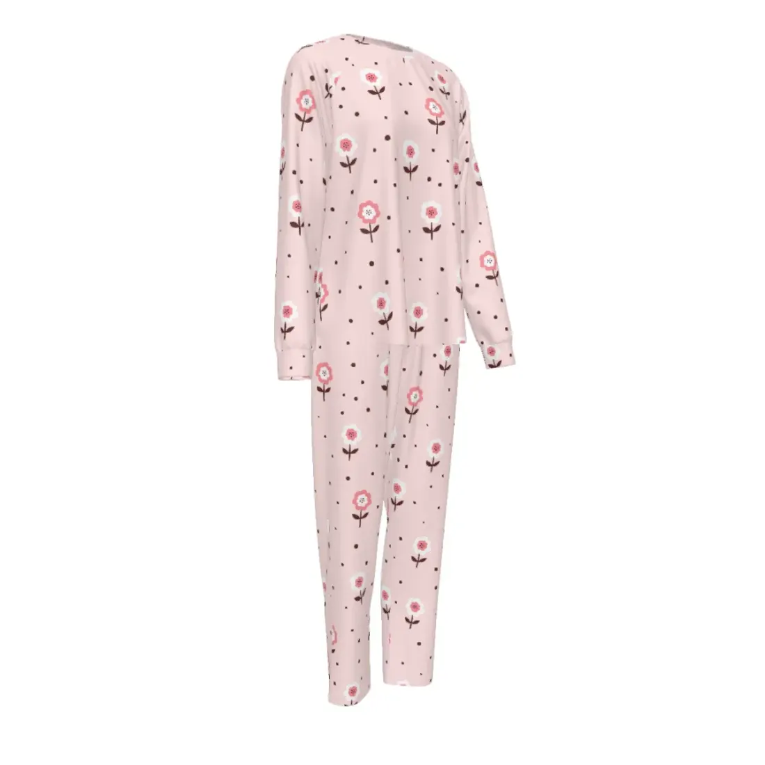 Women's Raglan Long Sleeve Pajama Set — photo 4