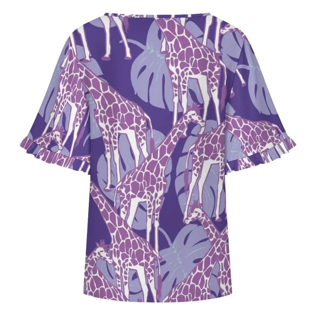 Women's Ruffle Bell Sleeve Top — photo 4