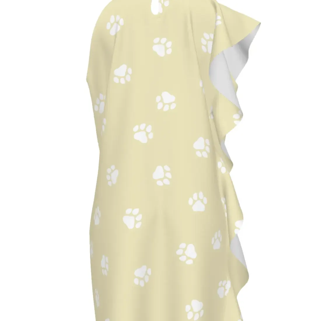 Women's Right-side Ruffle Sleeve Dress — photo 3