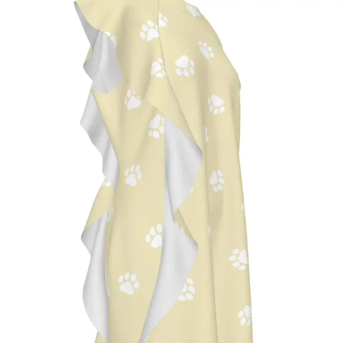 Women's Right-side Ruffle Sleeve Dress — photo 4