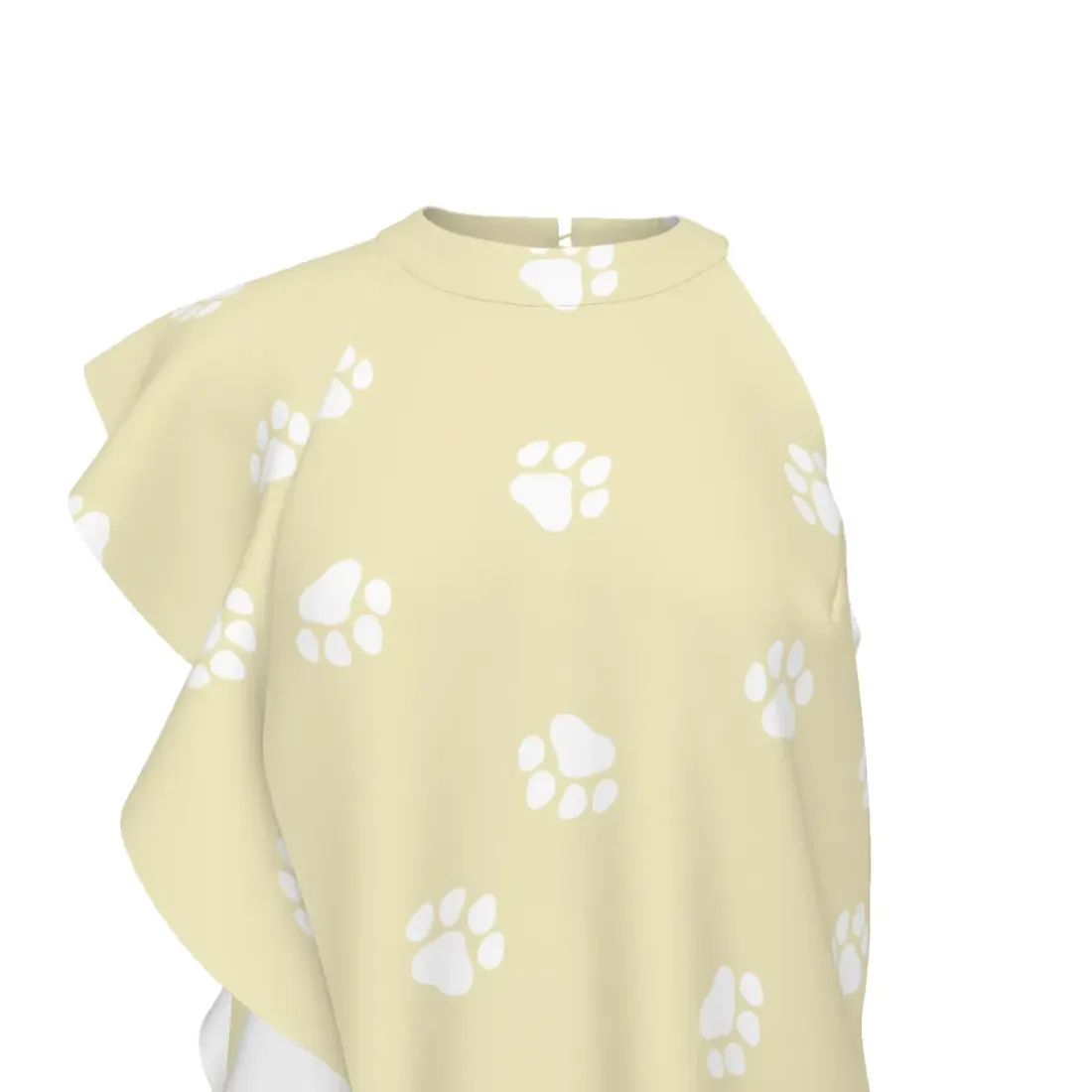 Women's Right-side Ruffle Sleeve Dress — photo 6